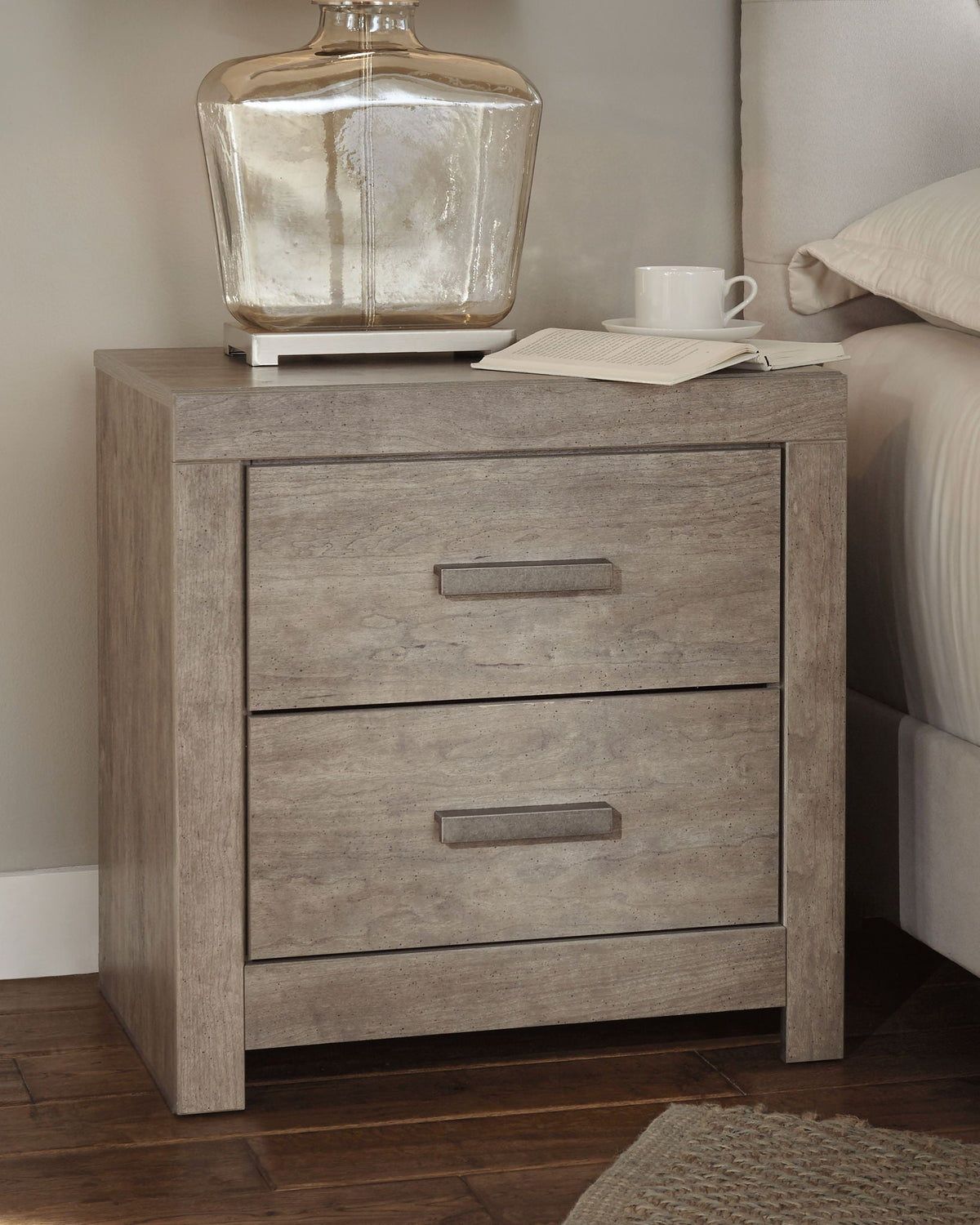 Culverbach - Two Drawer Night Stand - Gray by Unique Piece Furniture