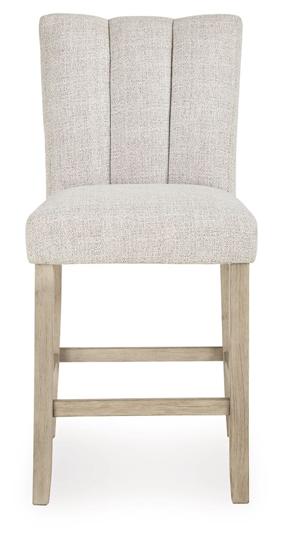Larawyn - Upholstered Barstool (Set of 2) - Bisque by Unique Piece Furniture
