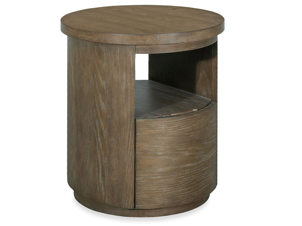 Bosley - Round End Table - Porpoise by Unique Piece Furniture
