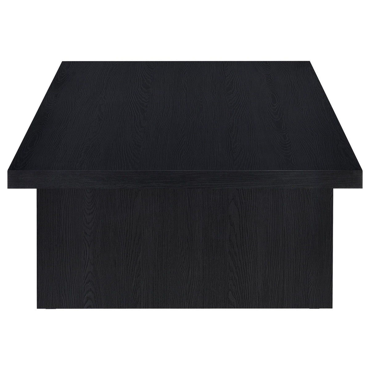 Max Rectangular Engineered Laminate Coffee Table Black by Unique Piece Furniture