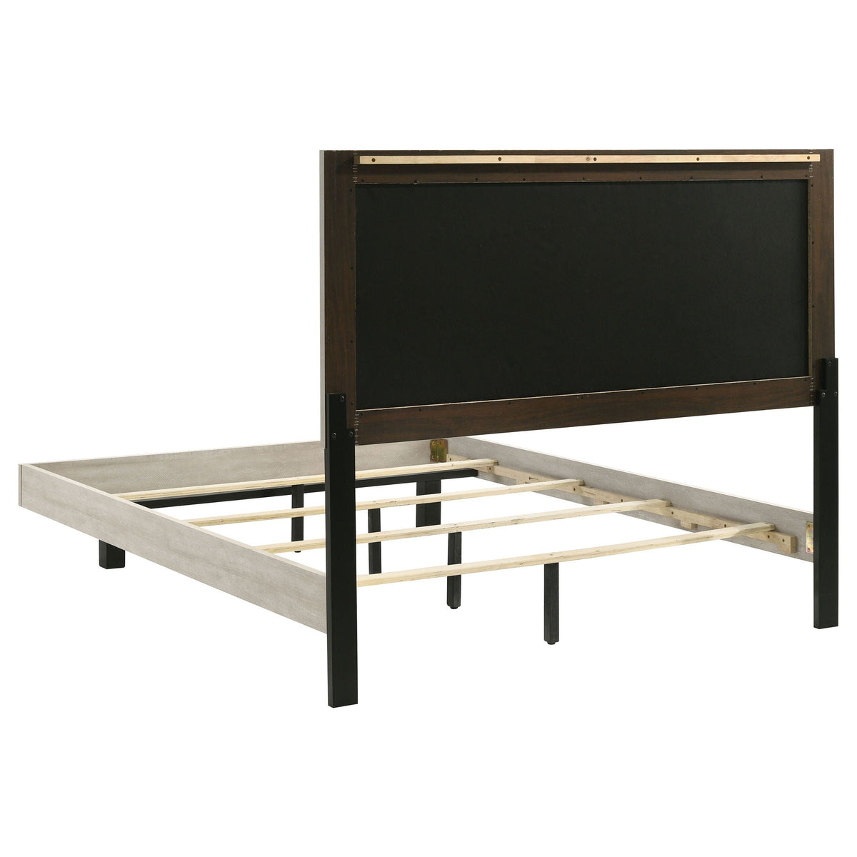 Trenton 54-inch Wood Queen Panel Bed Rustic Cream by Unique Piece Furniture