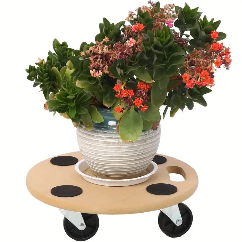 2-Piece: Furniture Moving Dolly Heavy Duty Wood Rolling Mover by DailySale