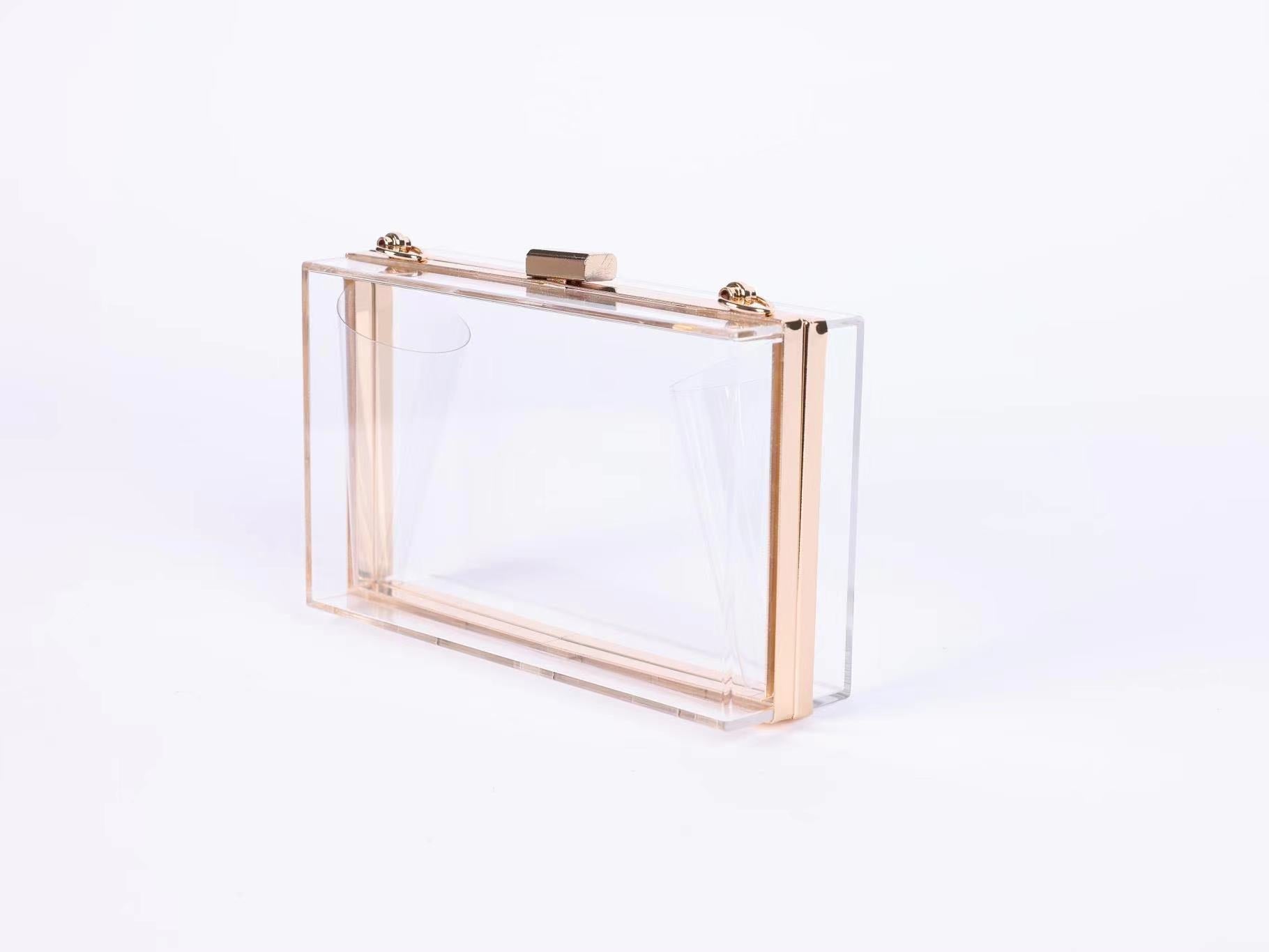 Clear Acrylic Purse by By Jenna Lee