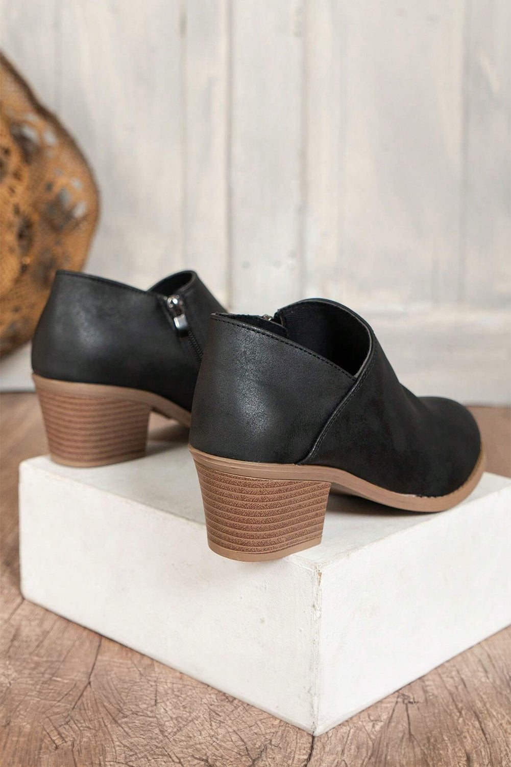 Coffee Suede Casual Ankle Boots by Wild and Free Boutique