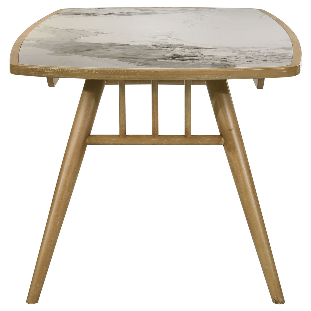 Croyden 73-inch Rectangular Dining Table Weathered Natural by Unique Piece Furniture