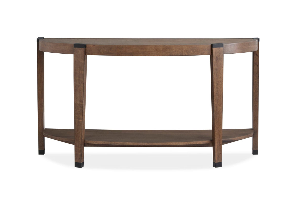 Kaysen - Demilune Sofa Table - Wallaby by Unique Piece Furniture