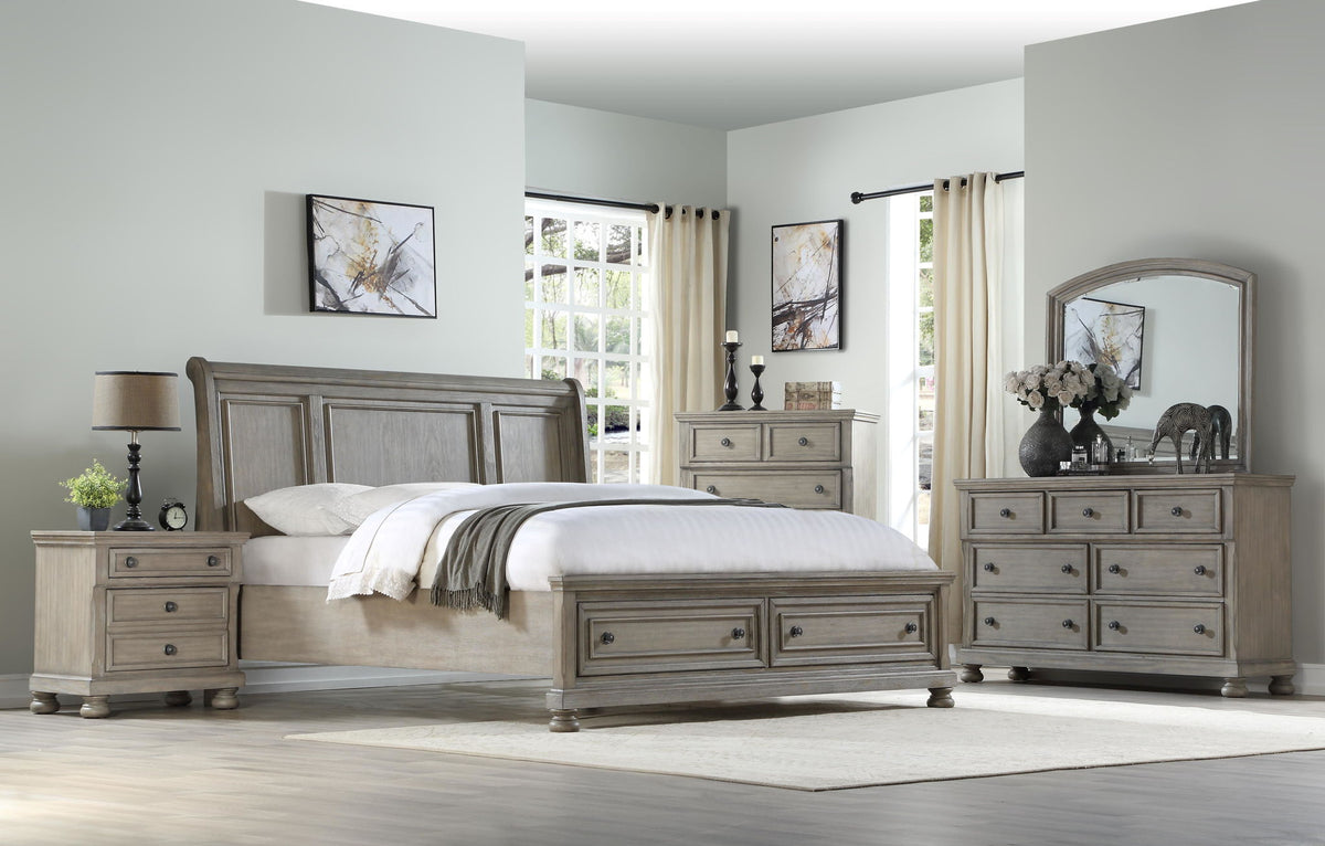 Seven Drawer Dresser - Antique Gray by Unique Piece Furniture