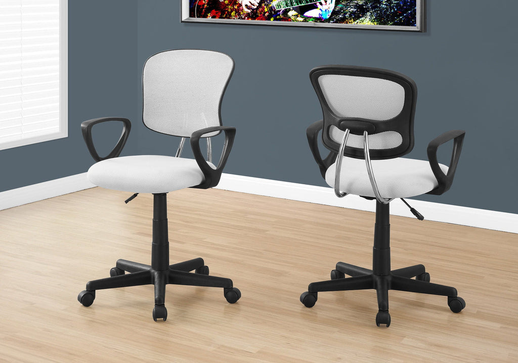 Office Chair, Adjustable Height, Swivel Ergonomic, Armrests, Contemporary by Unique Piece Furniture