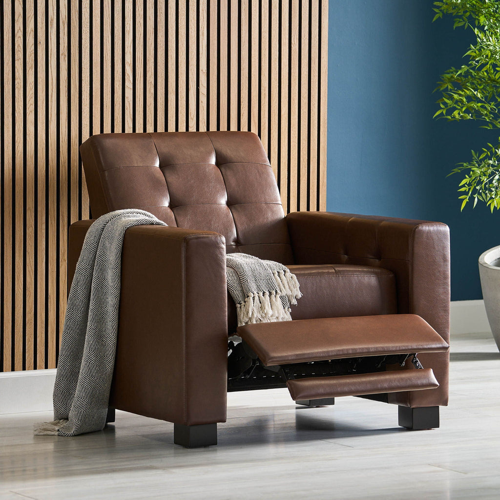 Langseth - Contemporary Tufted Pushback Recliner by Unique Piece Furniture