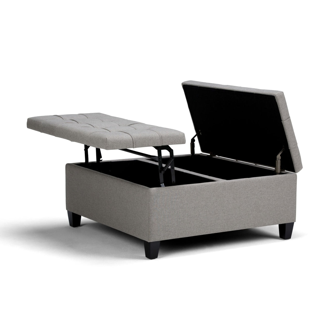 Harrison - Upholstered Coffee Table Storage Ottoman by Unique Piece Furniture