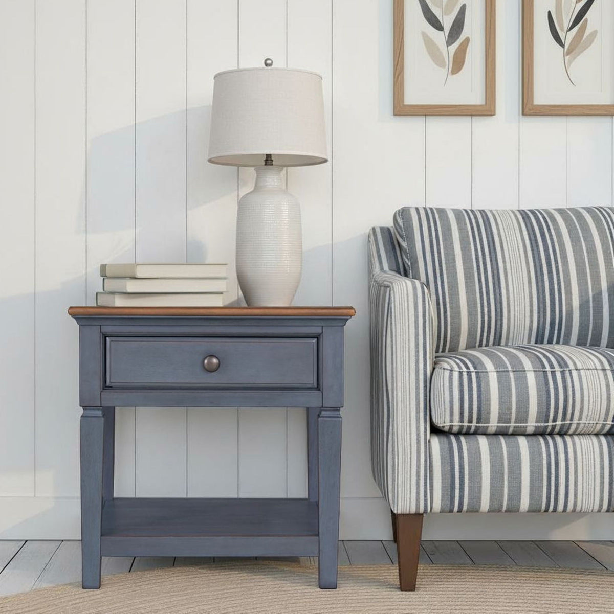 End Table - Blue by Unique Piece Furniture