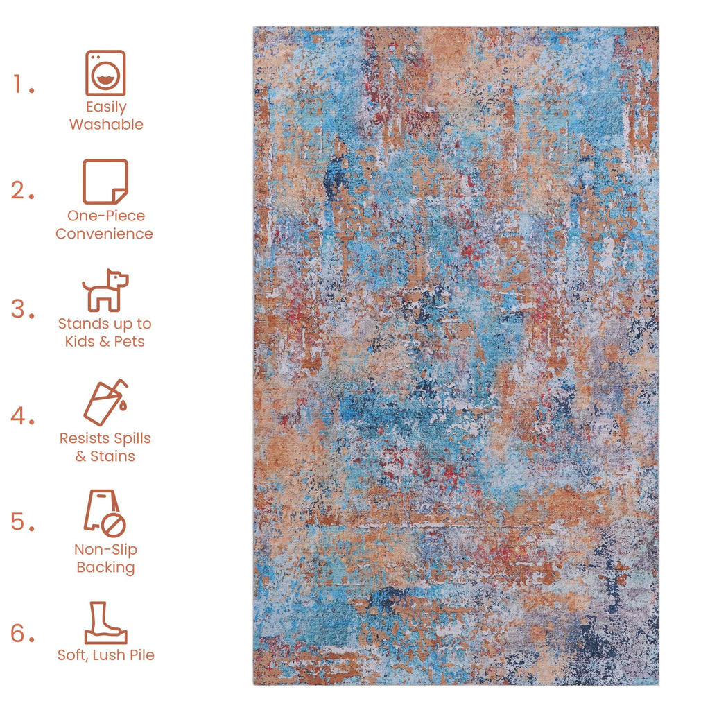 Maval - Machine Washable Area Rug by Unique Piece Furniture