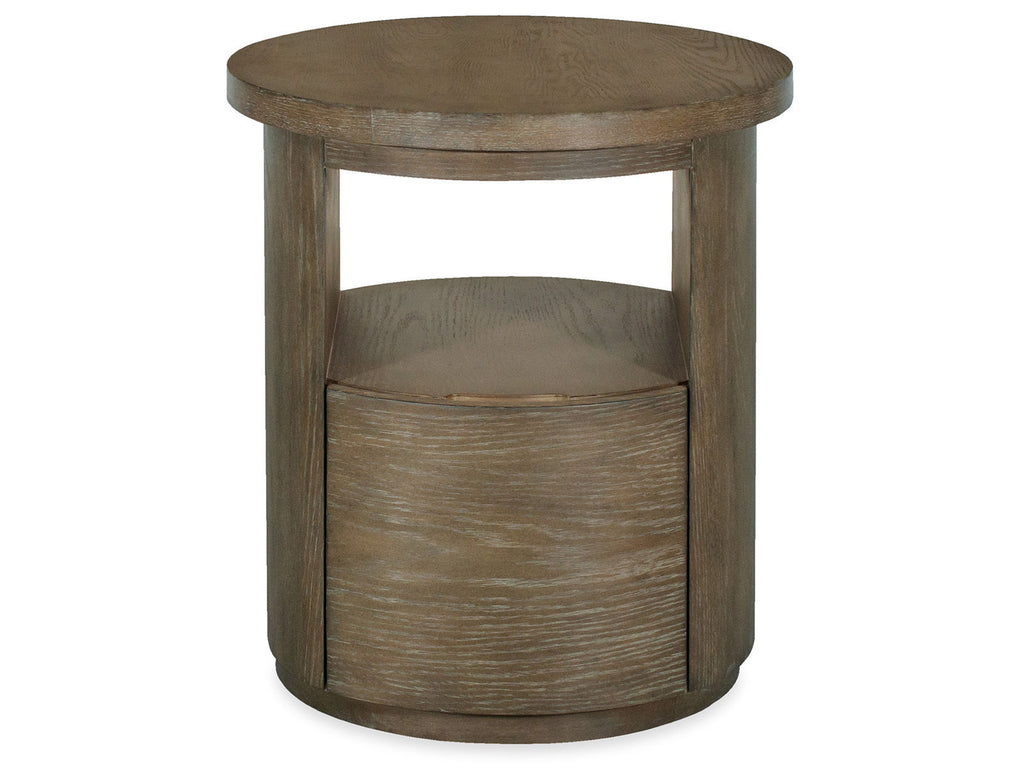 Bosley - Round End Table - Porpoise by Unique Piece Furniture