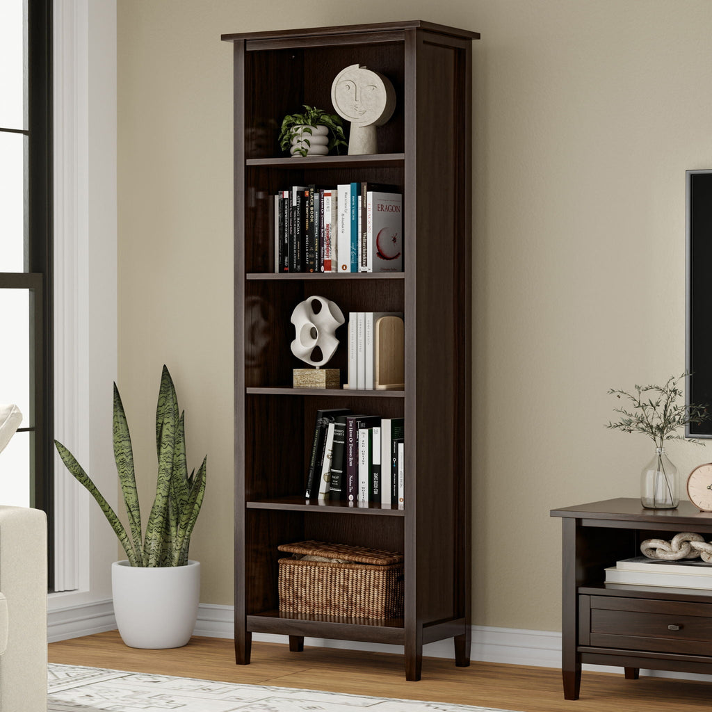 Warm Shaker - 5 Shelf Bookcase by Unique Piece Furniture