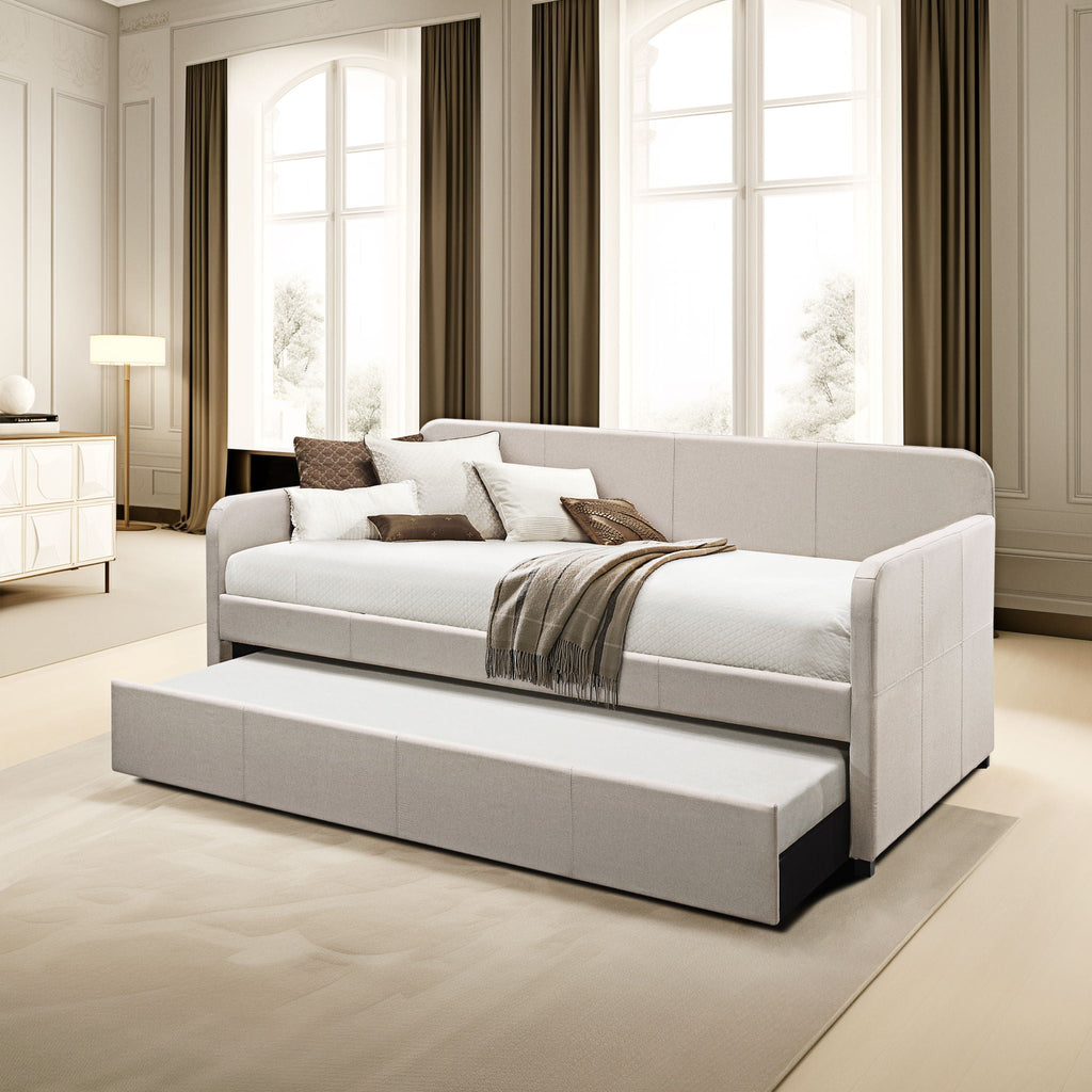 Jagger - Twin Daybed With Trundle - Fog by Unique Piece Furniture