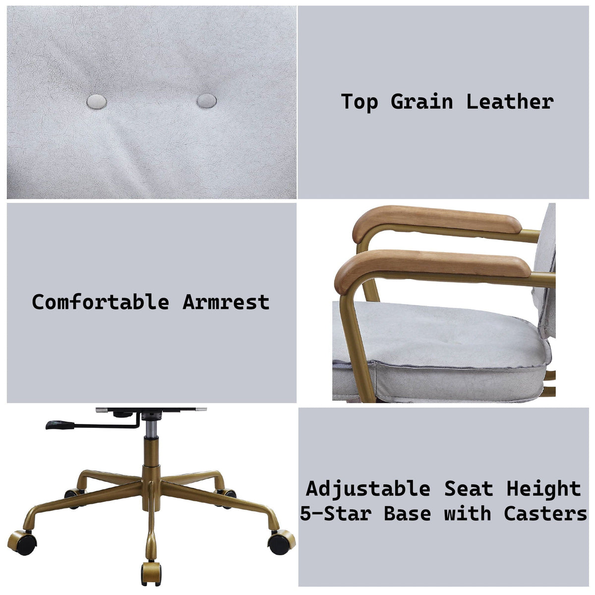 Siecross - Top Grain Office Chair by Unique Piece Furniture