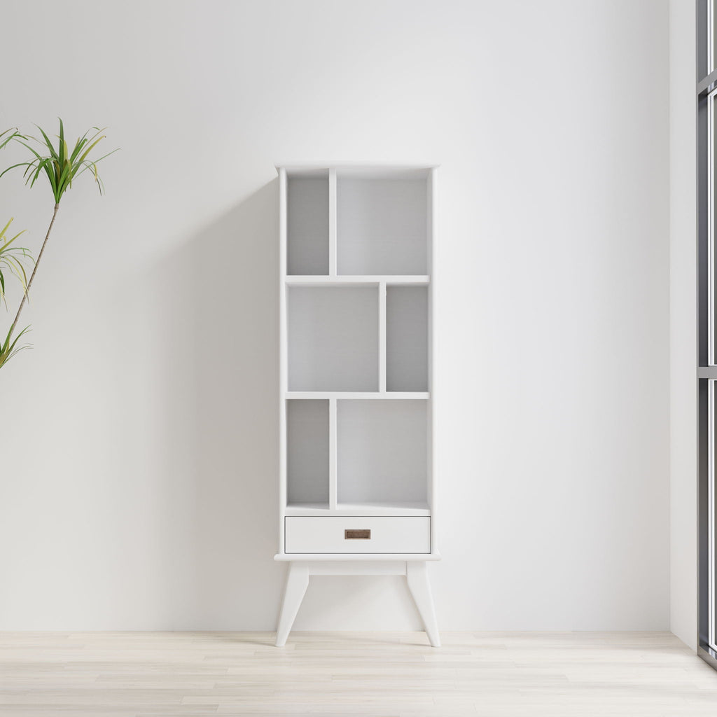 Draper - Mid Century Wide Bookcase And Storage Unit by Unique Piece Furniture