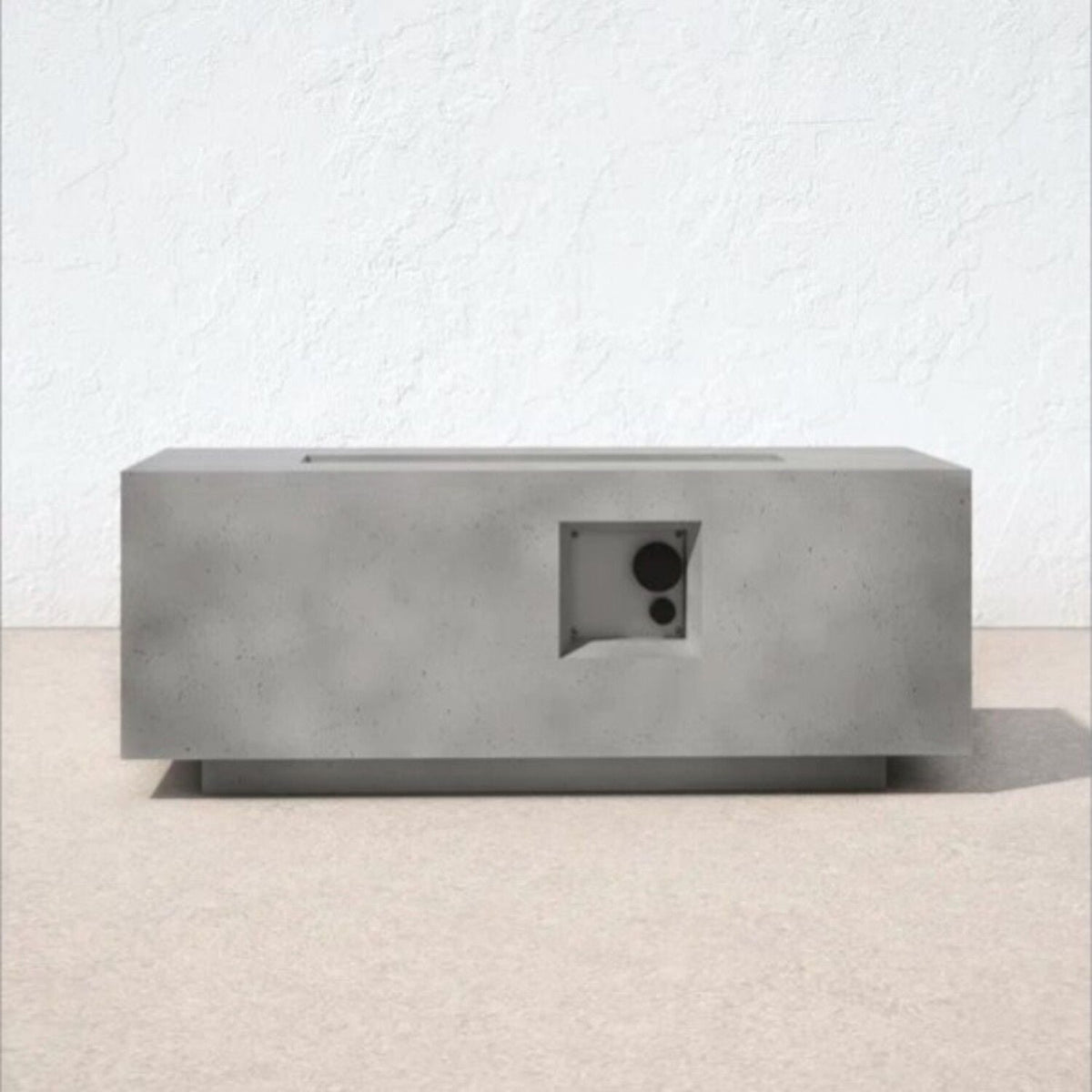 Propane Outdoor Durable Fire Pit Table - Gray by Unique Piece Furniture