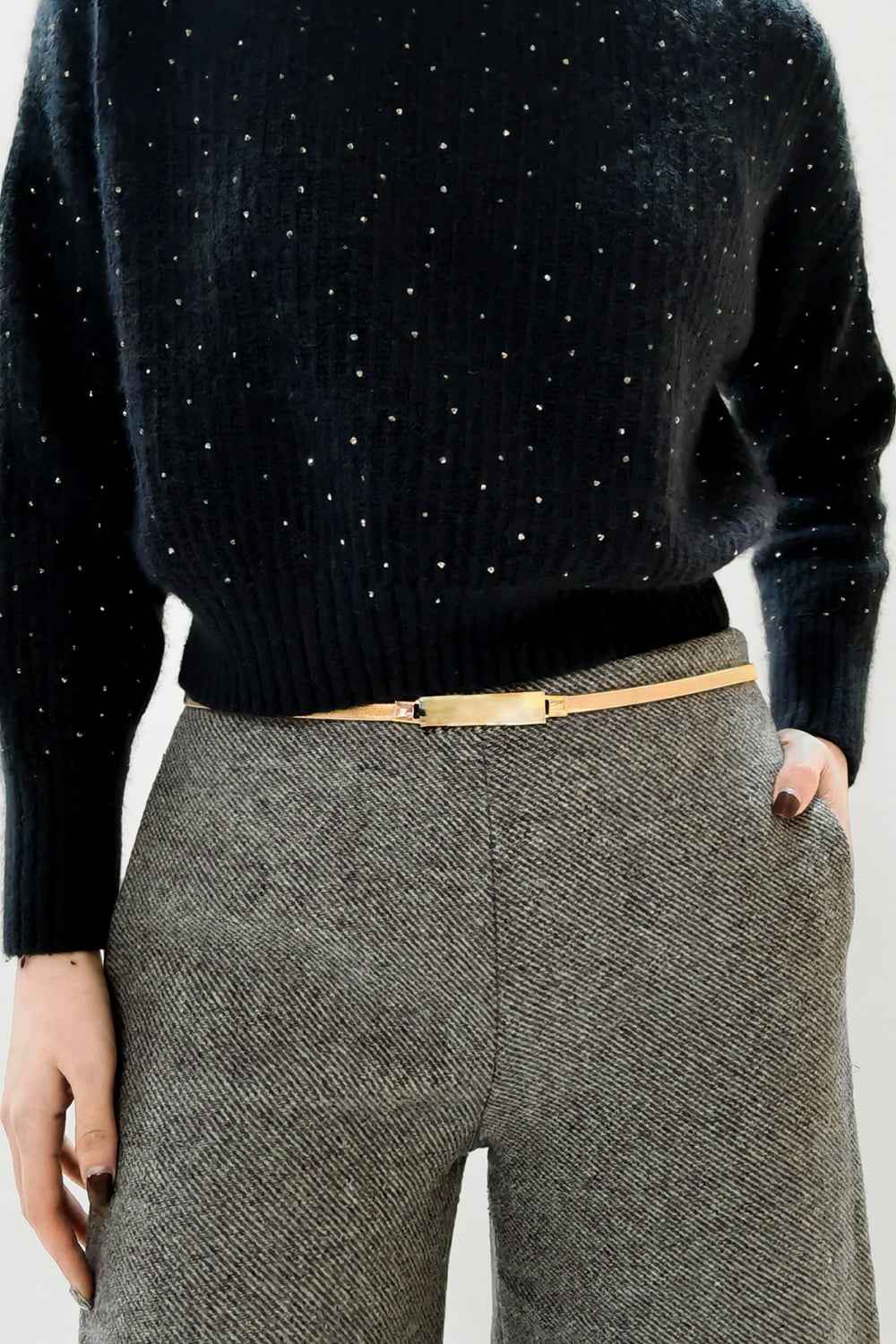 Elastic Iron Skinny Belt by Wild and Free Boutique