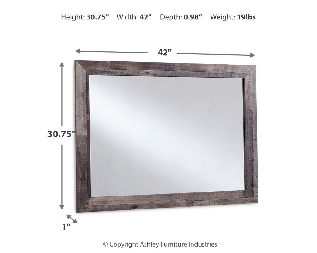 Derekson - Bedroom Mirror - Multi Gray by Unique Piece Furniture