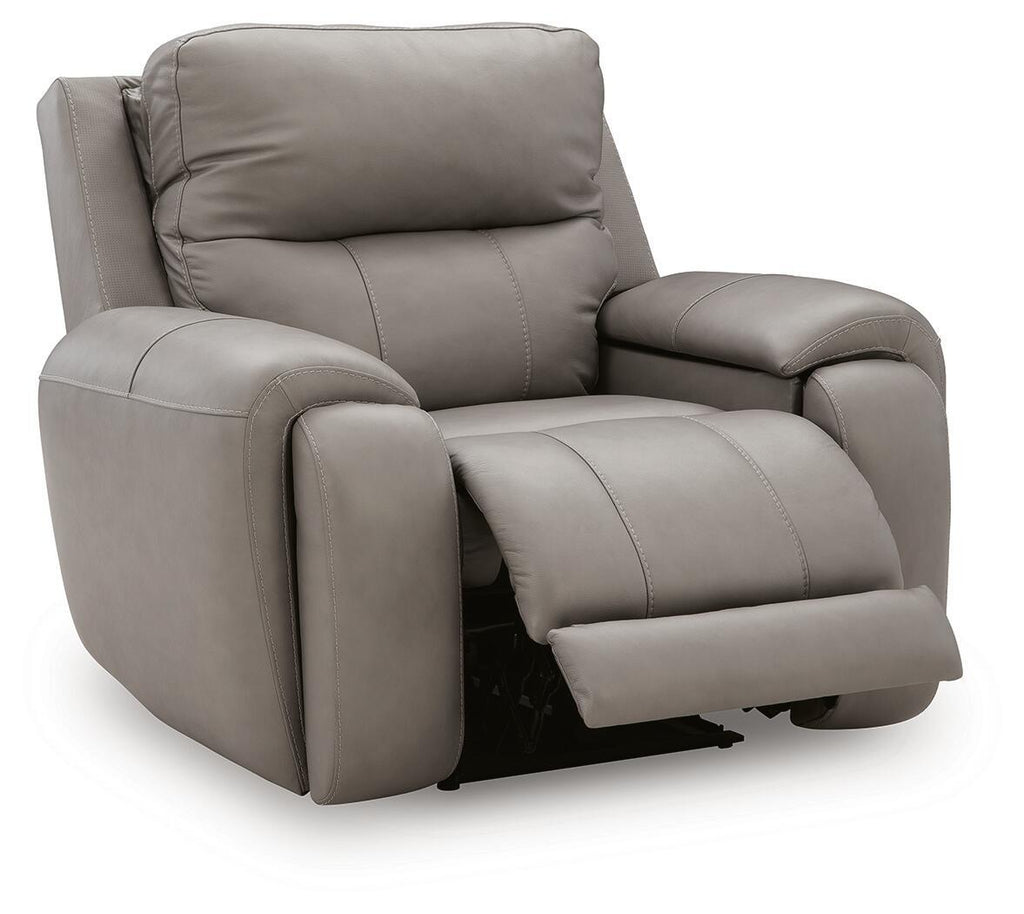 Real Moments - Power Recliner With Audio Seating - Ash by Unique Piece Furniture