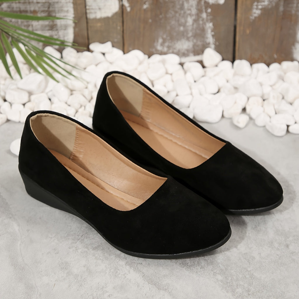 Elegant Low Heels Cushioned Non Slip Versatile Shoes by Trendy Attic Store01