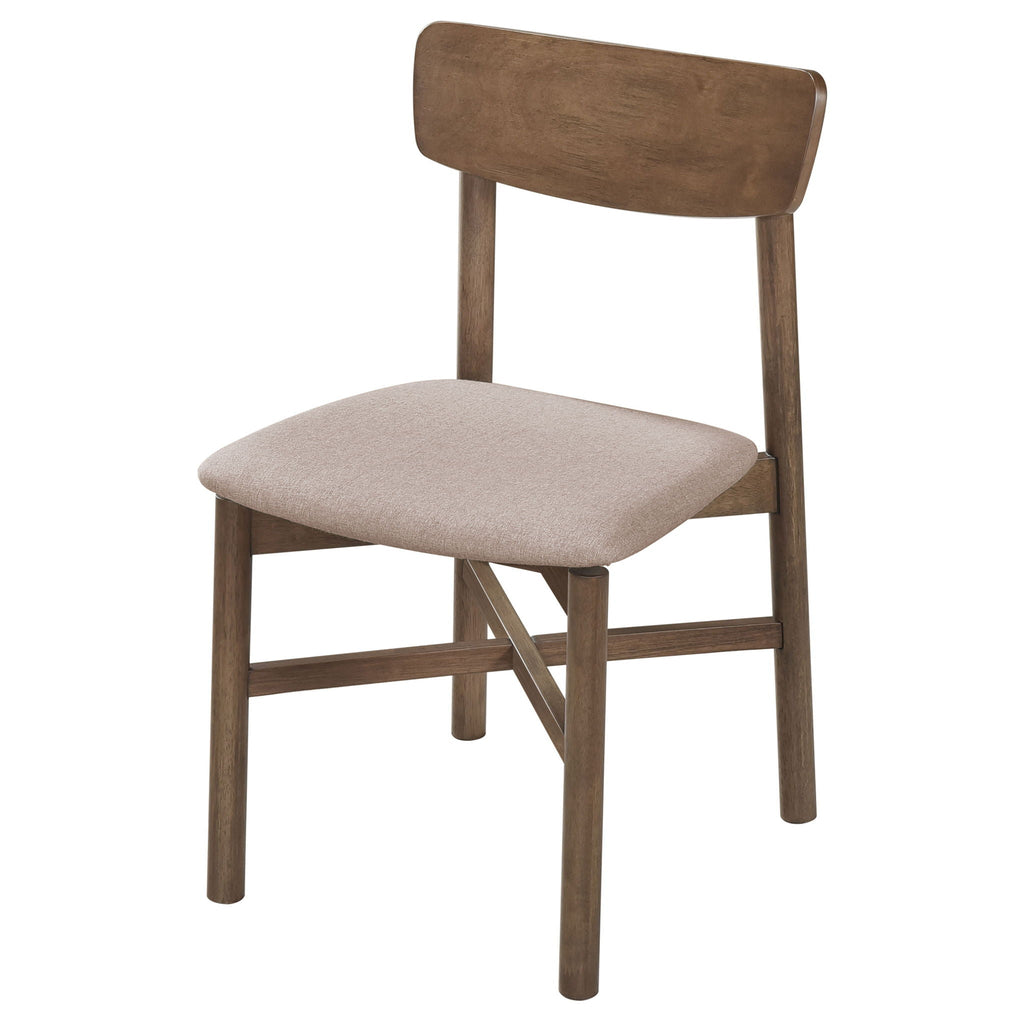 Parkridge Dining Side Chair Natural Walnut (Set of 2) by Unique Piece Furniture