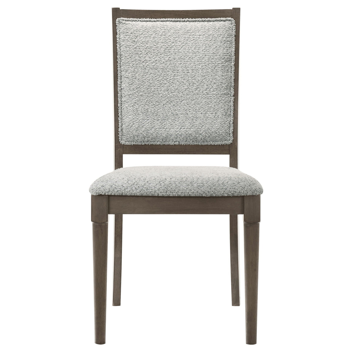 Onslow Upholstered Dining Side Chair Dark Brown (Set of 2) by Unique Piece Furniture