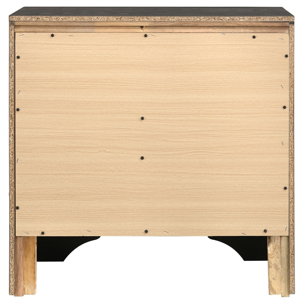 Miranda 3-drawer Nightstand Bedside Table Black by Unique Piece Furniture