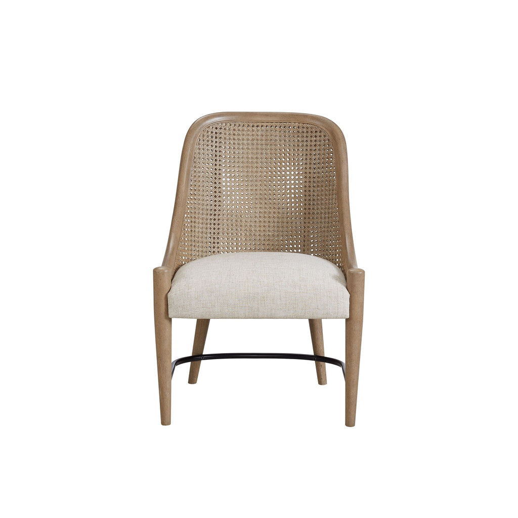 Cane Backed Host Chair Colored (Set of 2) - Sand by Unique Piece Furniture