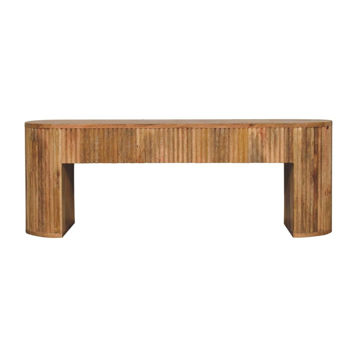Soba - Straight Media Unit - Oak by Unique Piece Furniture