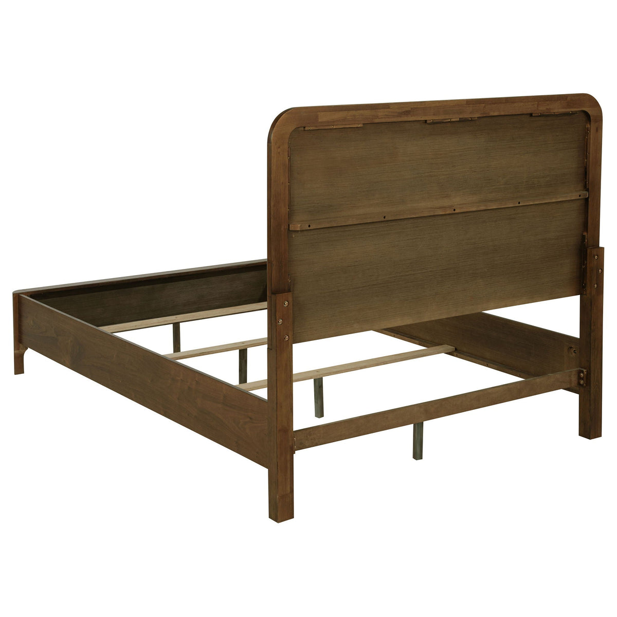 Maderia 57-inch Upholstered Queen Panel Bed Walnut by Unique Piece Furniture