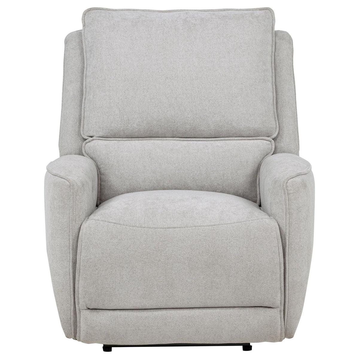 Sylmar Chenille Upholstered Power Recliner Dove Grey by Unique Piece Furniture