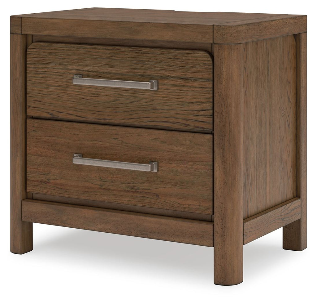 Cabalynn - Two Drawer Night Stand - Light Brown by Unique Piece Furniture