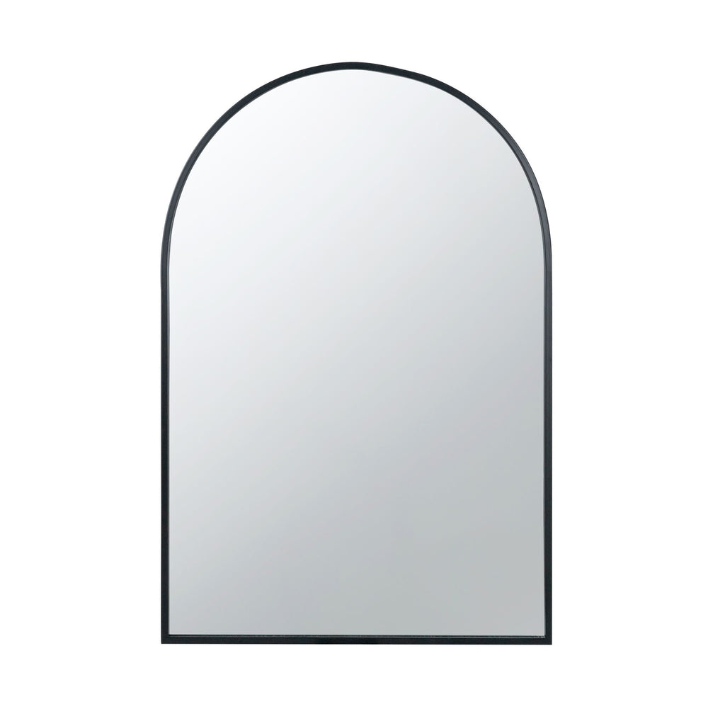 Arched Mirror With Metal Frame, Wall Mirror For Living Room Bedroom Entryway by Unique Piece Furniture