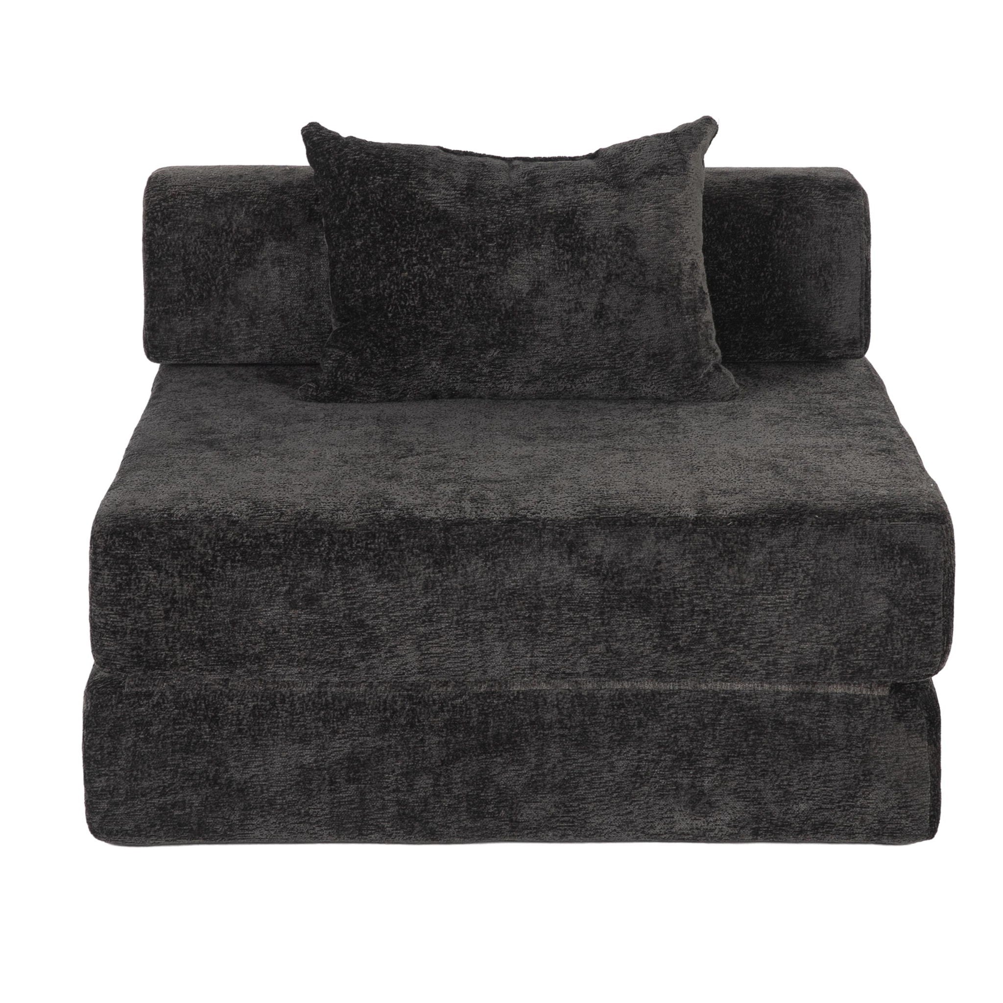 Convertible Floor Sofa Bed With Fixed Shape Frame For Living Room by Unique Piece Furniture