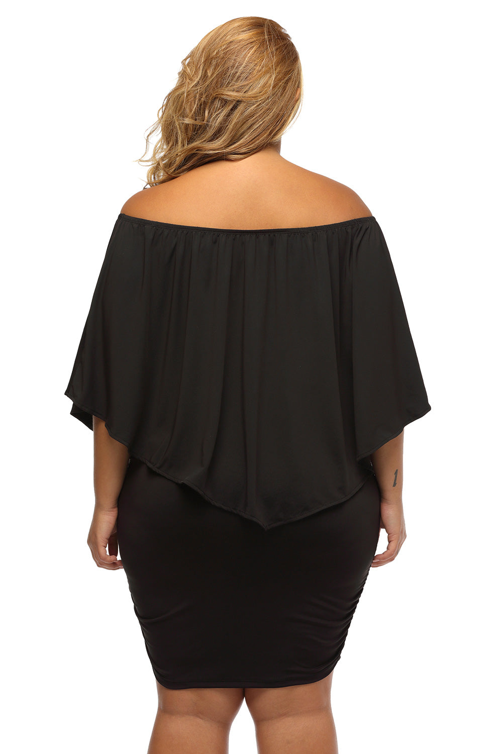 Plus size Dressing Layered Fiery Red Mini Poncho Dress by Wild and Free Boutique