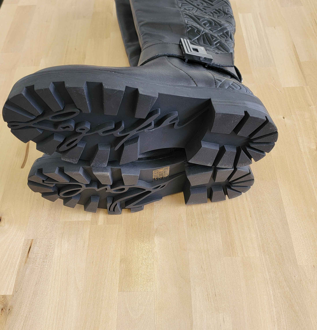 Karl Lagerfield Shoe Size 6 Black Boots by Sweet Repeats