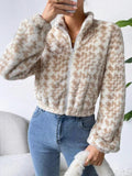 Zip Up Long Sleeve Fuzzy Outerwear by Wild and Free Boutique