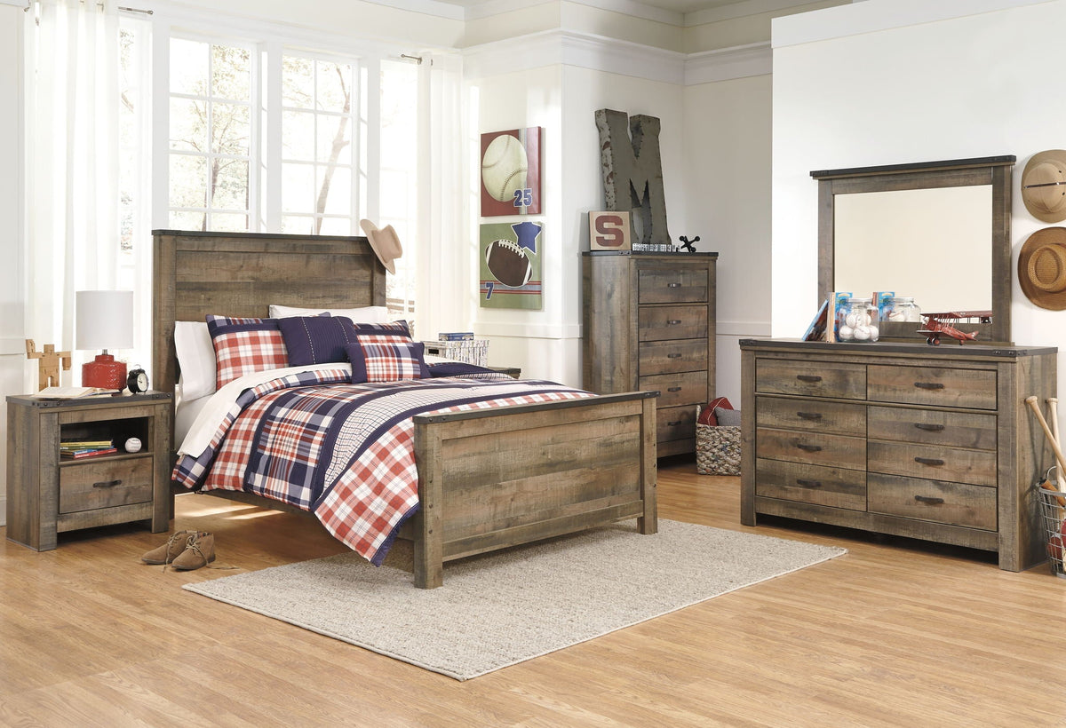 Trinell - Five Drawer Chest - Brown by Unique Piece Furniture