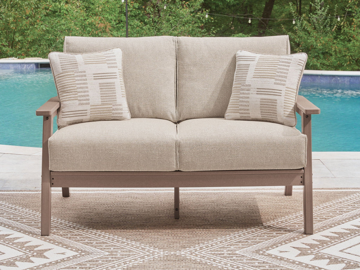 Grover Beach - Loveseat With Cushion - Driftwood by Unique Piece Furniture