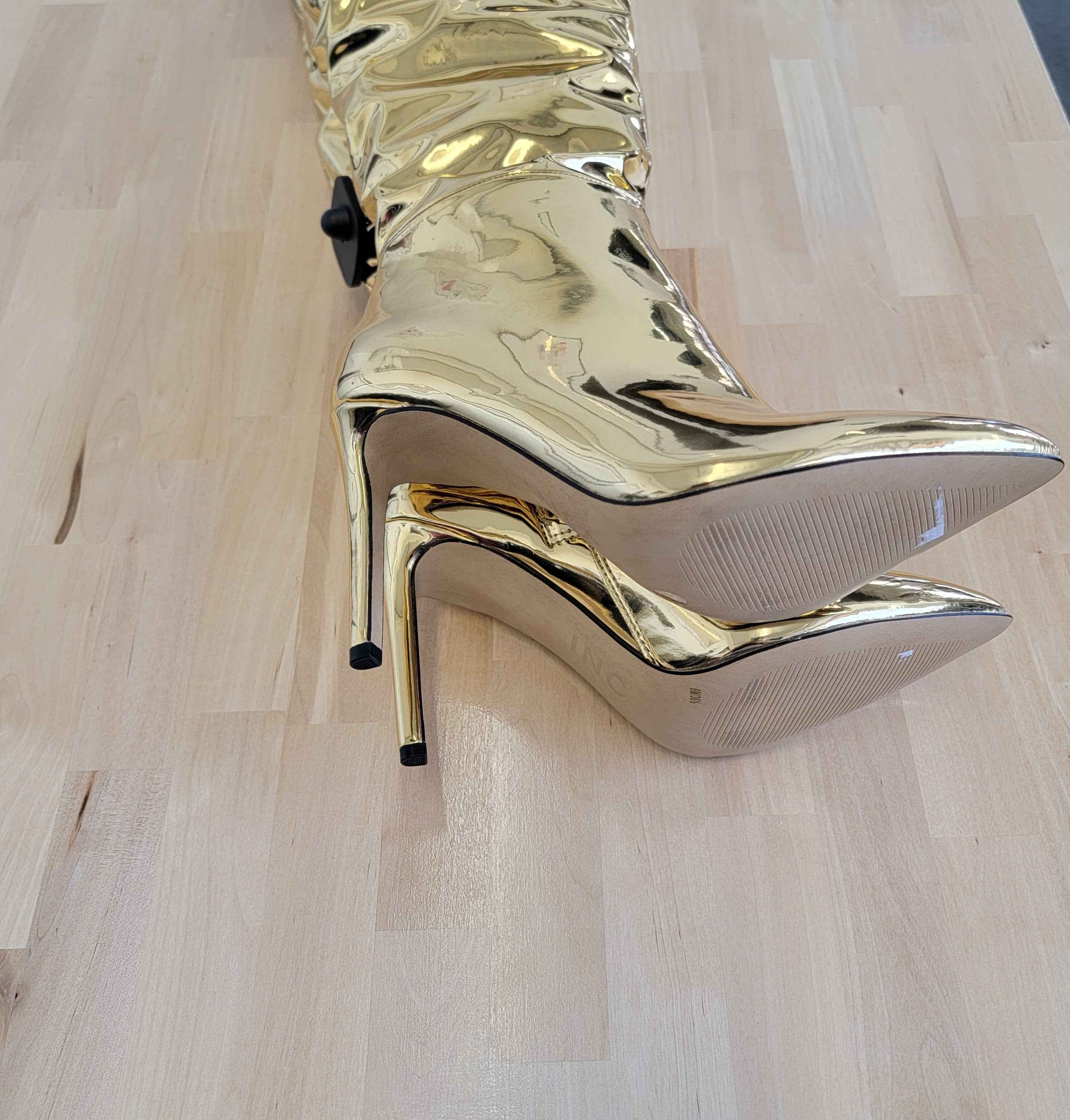 INC Gold Boots Sz 8.5 by Sweet Repeats