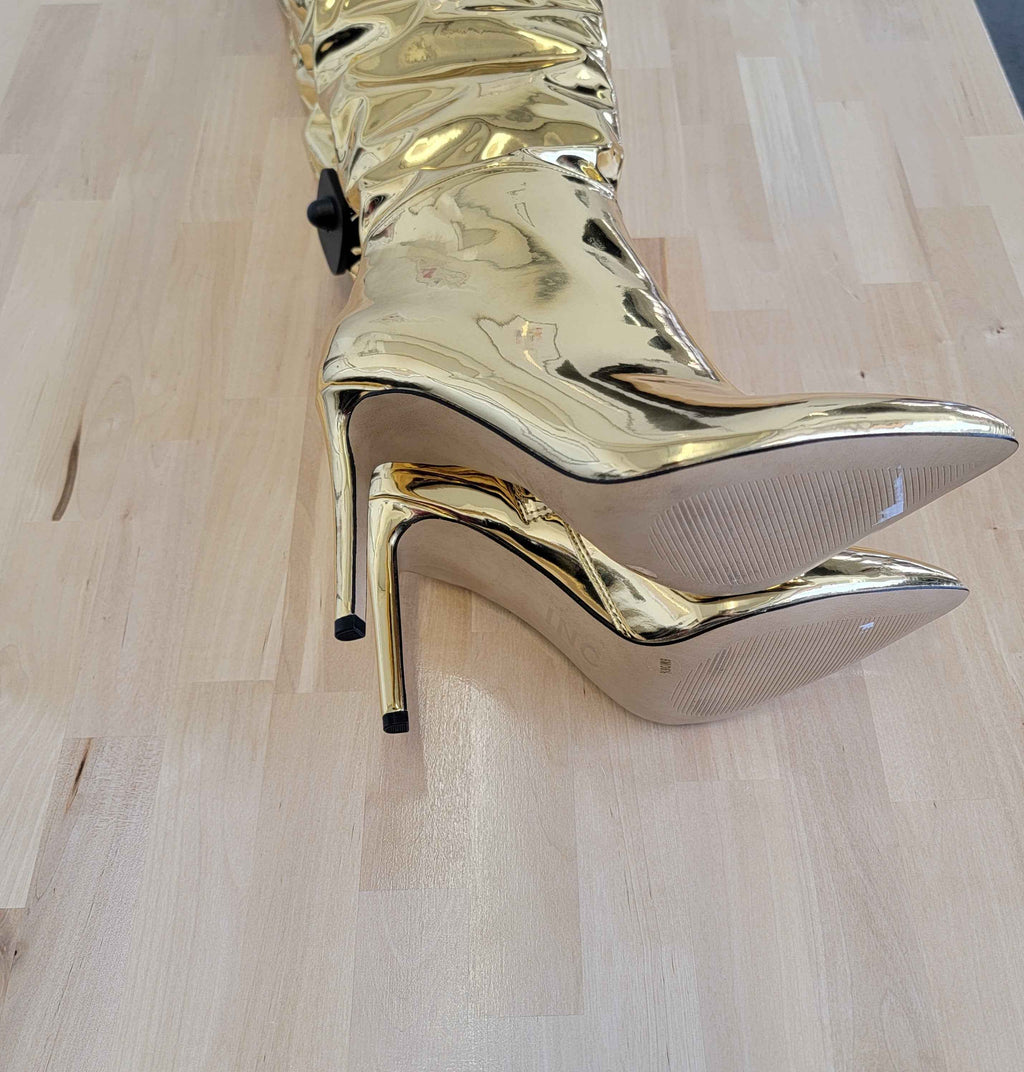 INC Gold Boots Sz 8 by Sweet Repeats