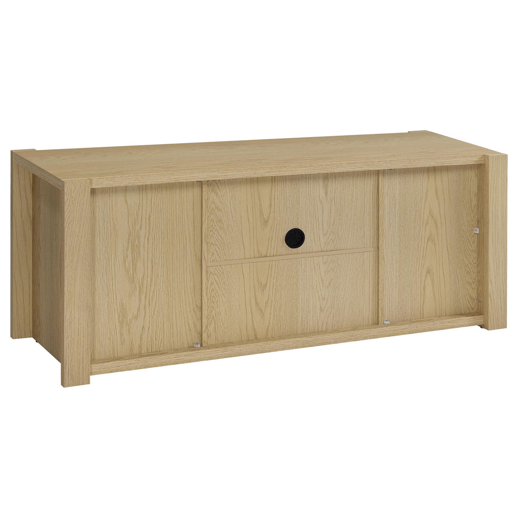Laurelton 60-inch 2-door TV Stand Media Console Light Oak by Unique Piece Furniture