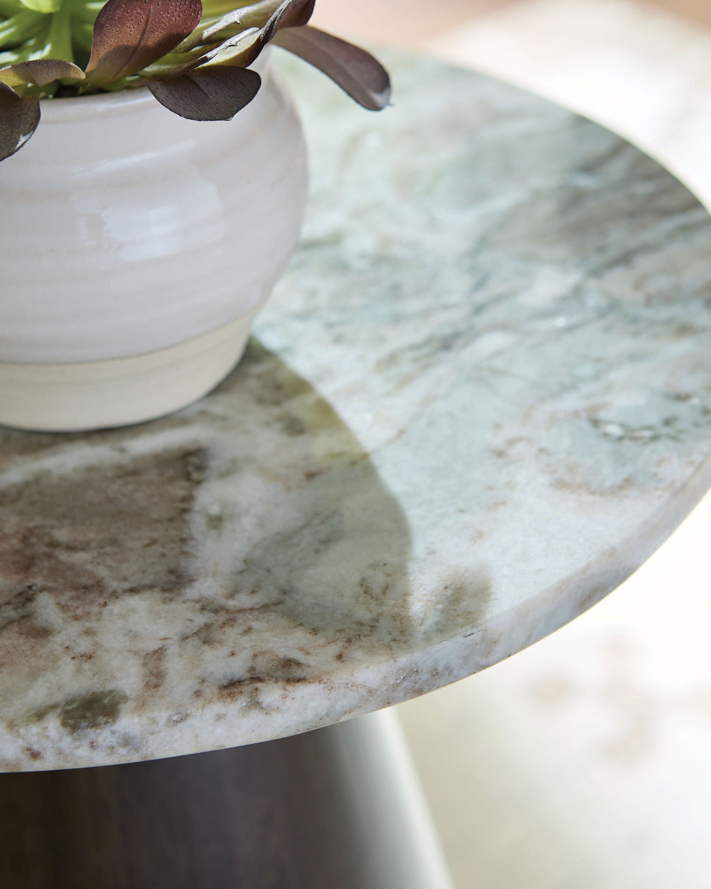 Waltnor - Accent Table - Gray / White / Brown by Unique Piece Furniture