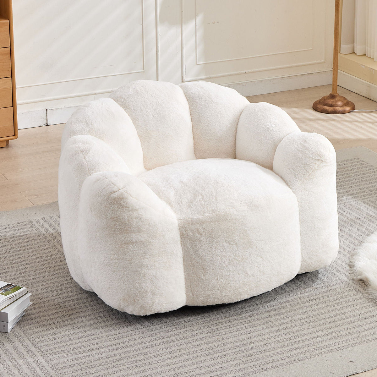 Lotus Style Compression Sofa With Pull Ring by Unique Piece Furniture