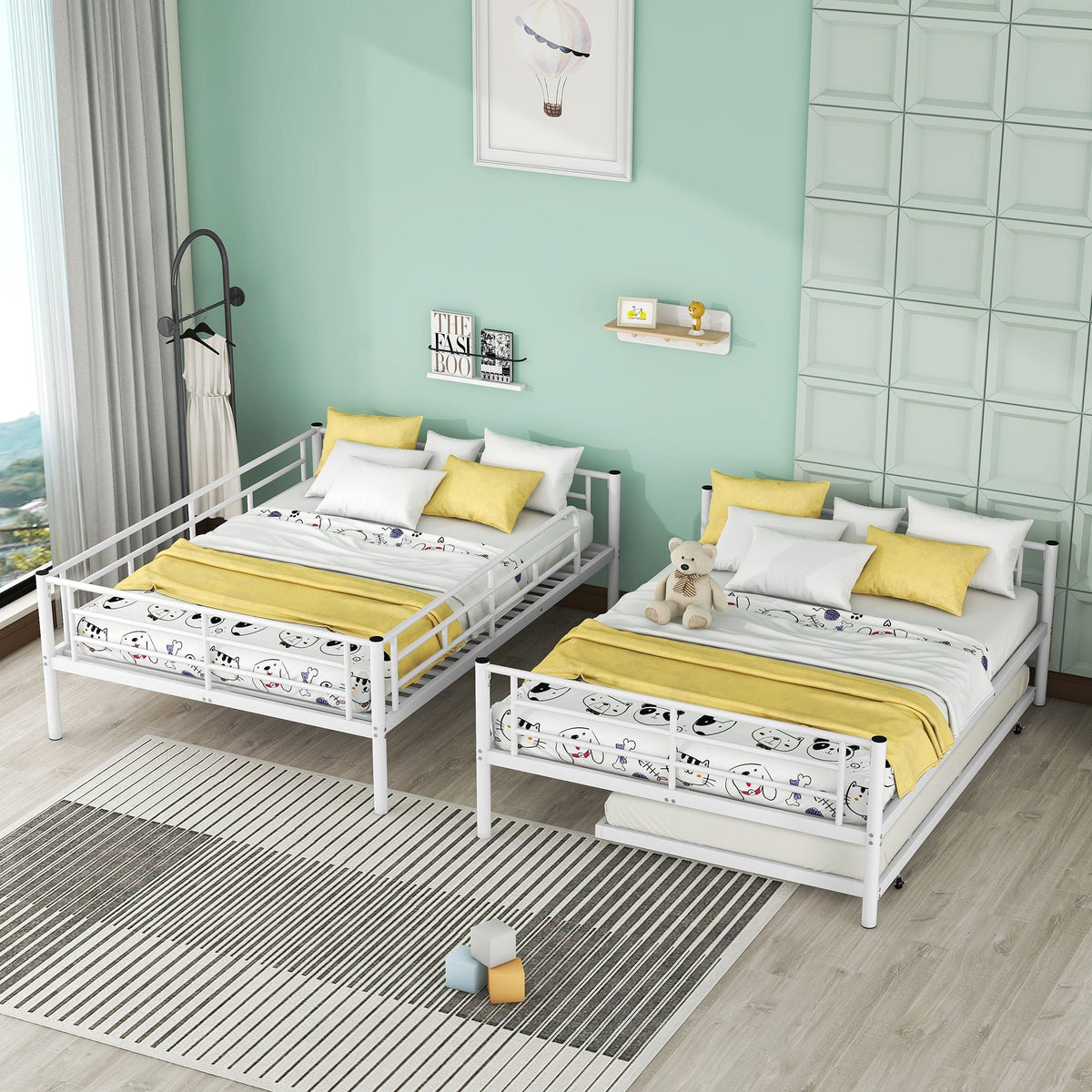 Steel Construction Bunk Bed by Unique Piece Furniture