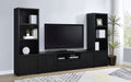 Winfield 3-piece Entertainment Center 78-inch TV Stand Black by Unique Piece Furniture
