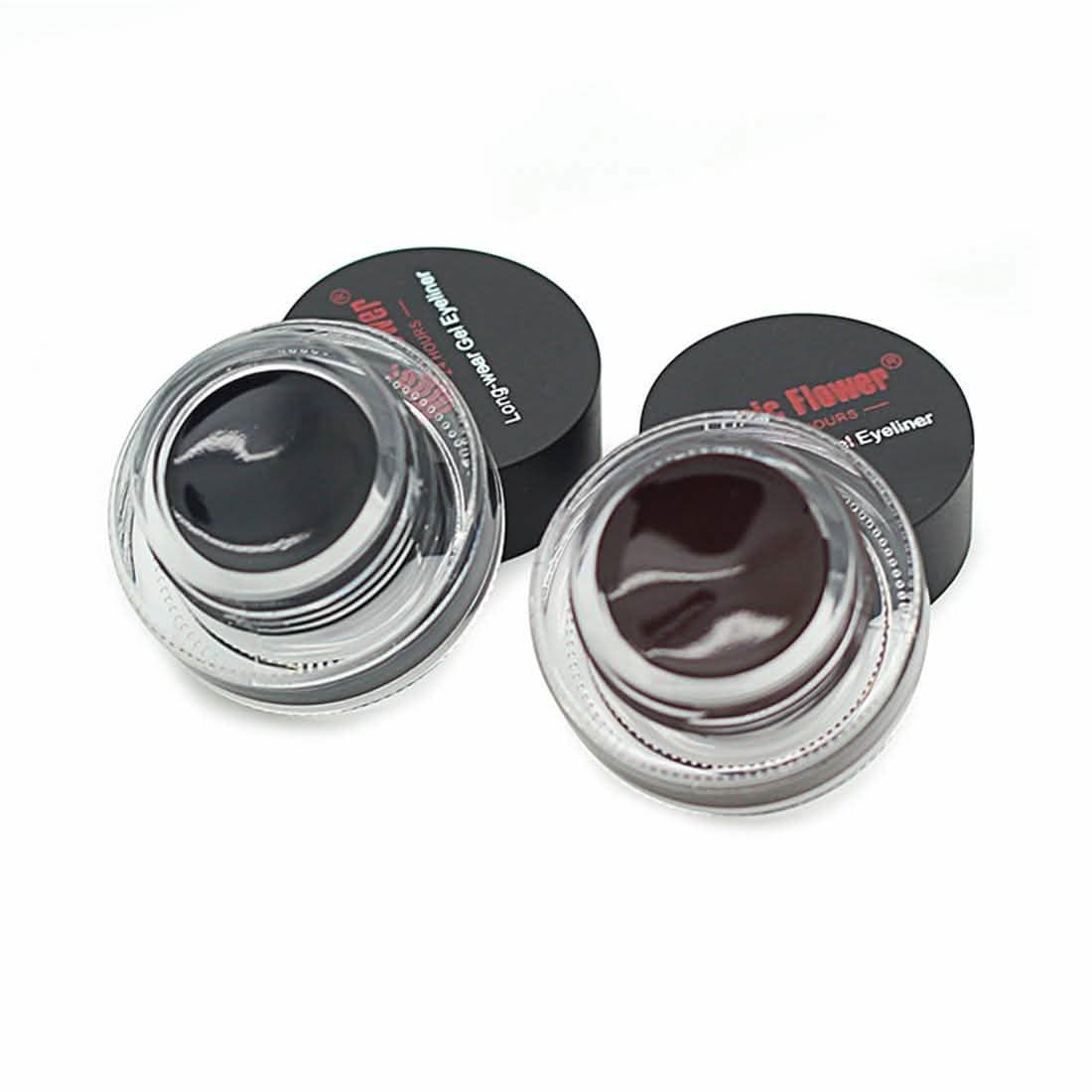 2-in-1 Black and Brown Gel Eyeliner Set by DailySale