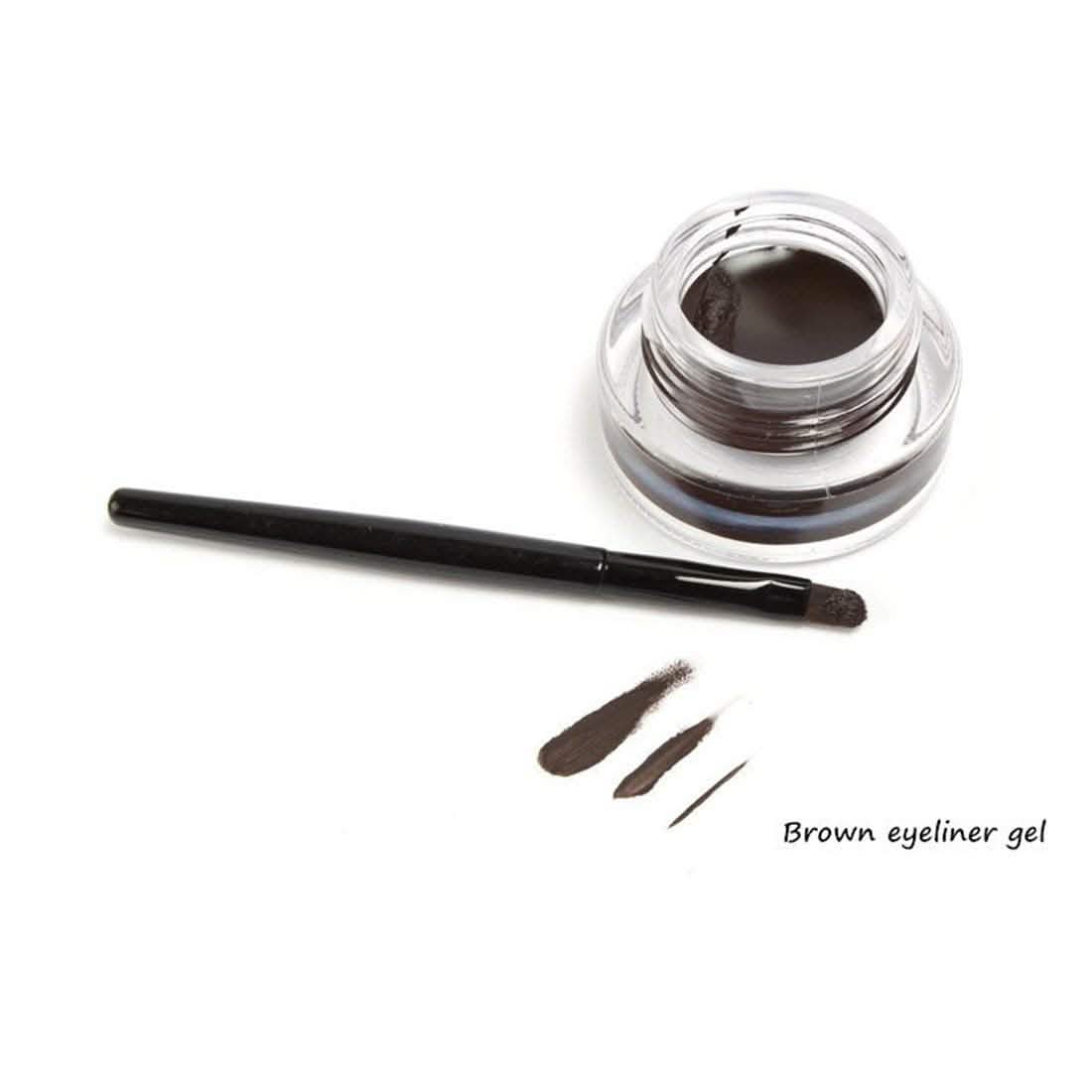 2-in-1 Black and Brown Gel Eyeliner Set by DailySale